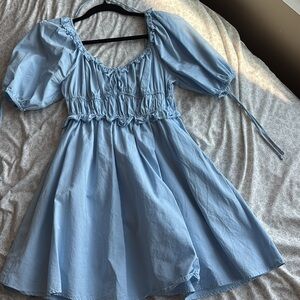 Baby blue dress